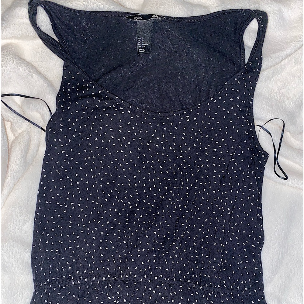 H&M polka dot pattern dress | lightweight material | size extra small